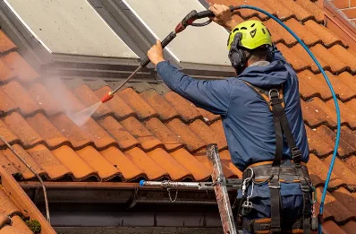 Démoussage et hydrofuge de toiture à Larnas